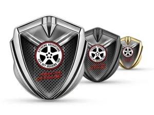Metall Kuppel Emblem Renn Stil Glänzend Kuppel